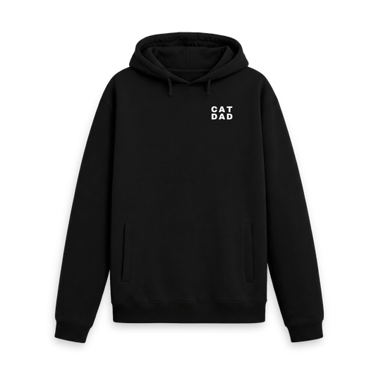 Black Printed Hoody Front