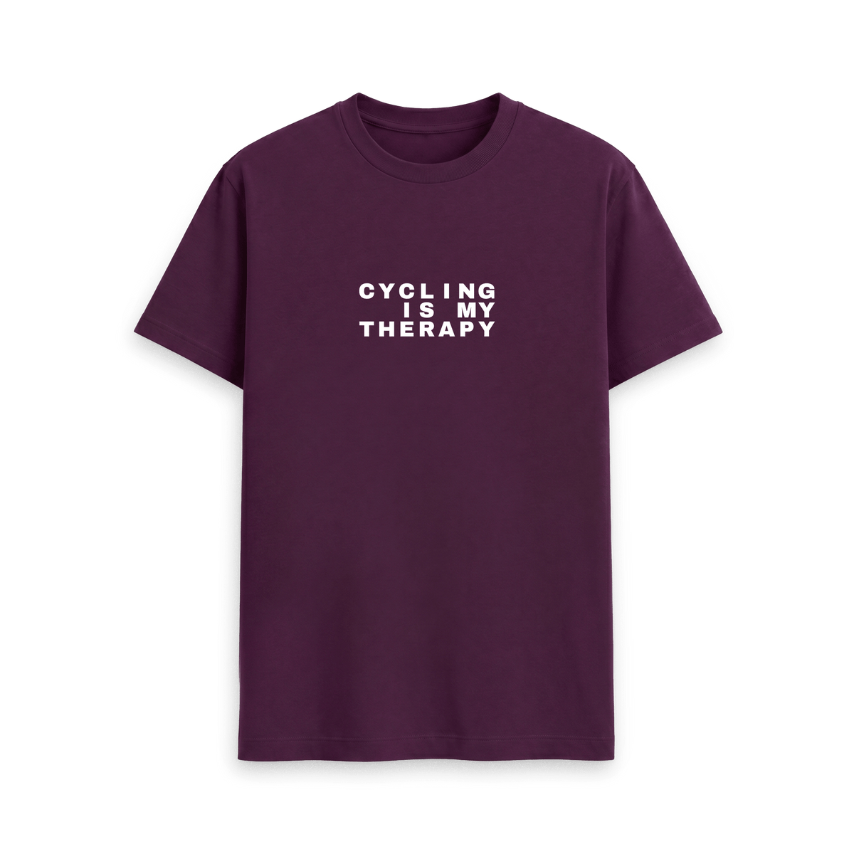 Purple Printed T-shirt Front