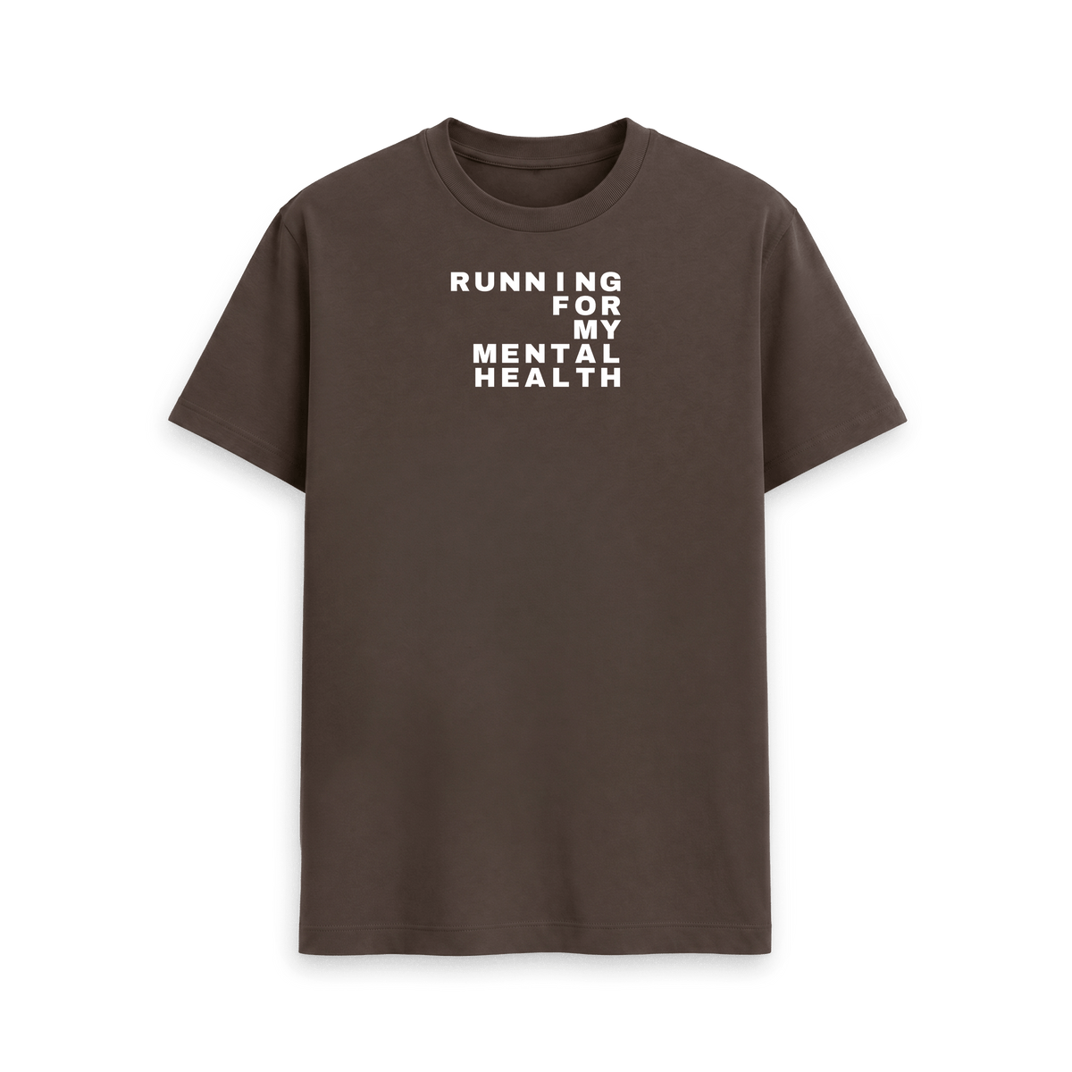 Chocolate Printed T-shirt Front