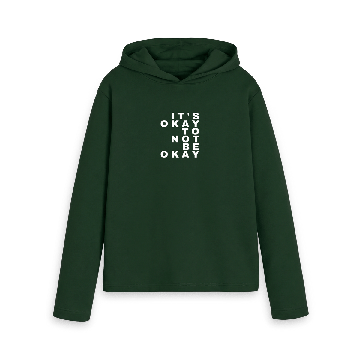 Evergreen Printed Hoody Front