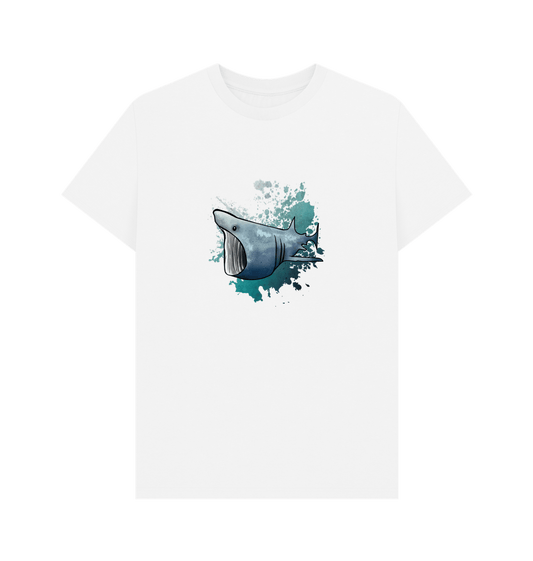 White Basking Shark Men's Organic Cotton T-Shirt