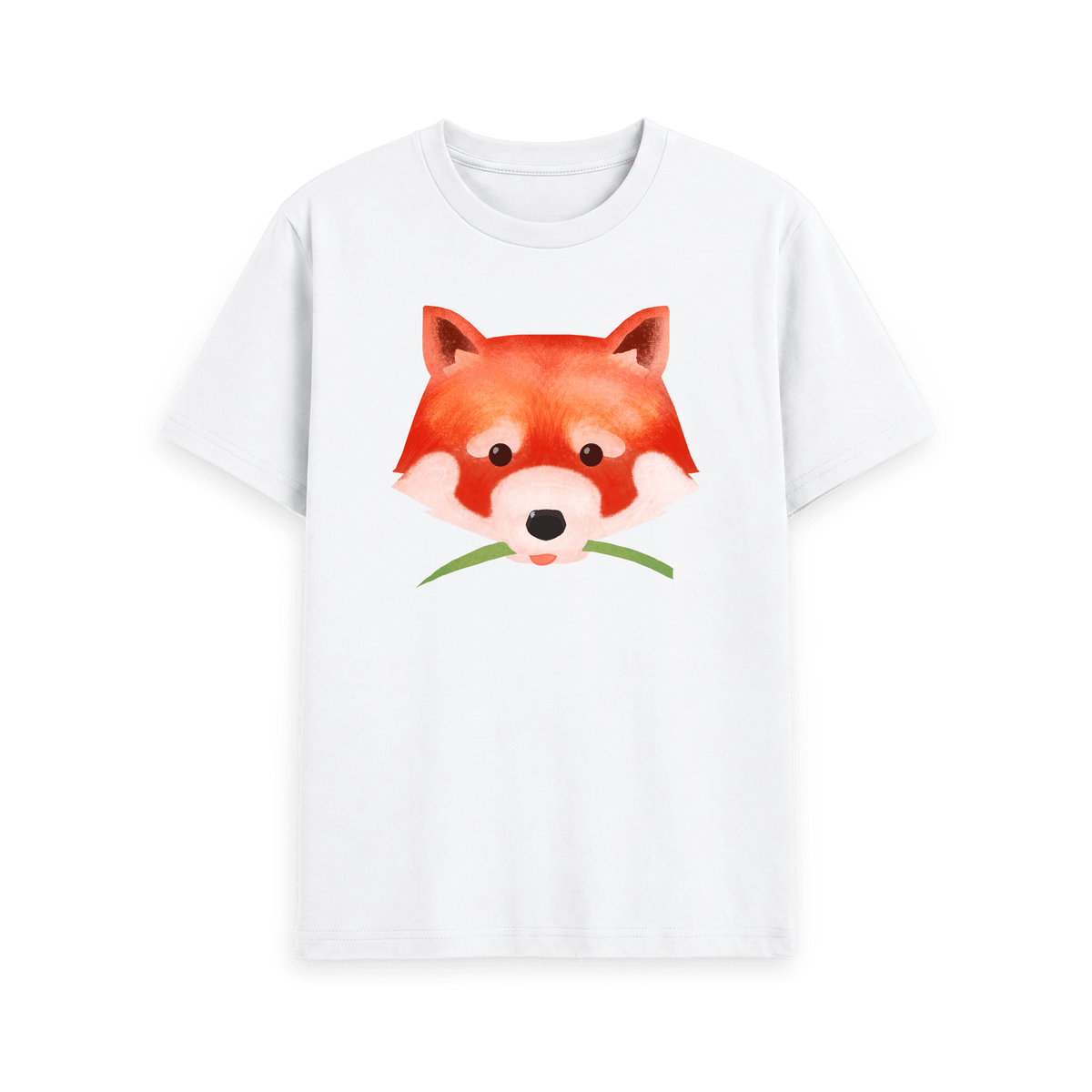 White Printed T-shirt Front