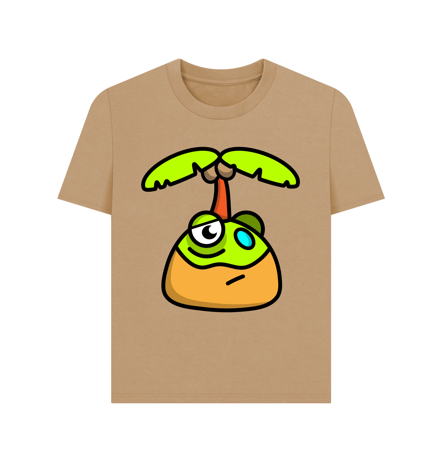 Sand Printed T-shirt Front