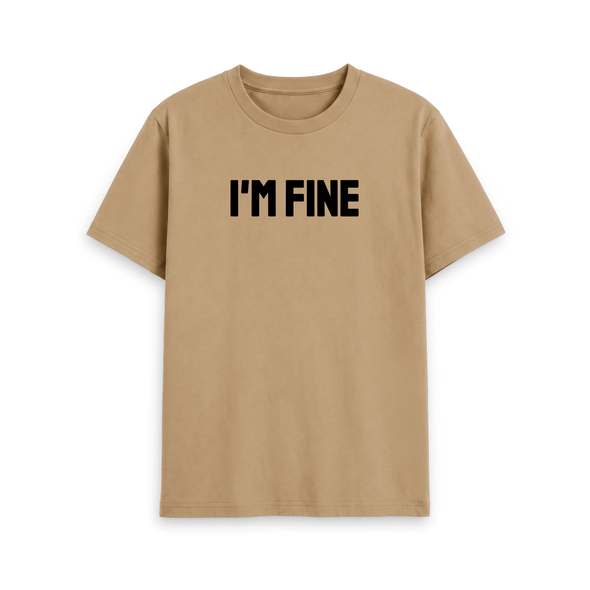 Sand Printed T-shirt Front