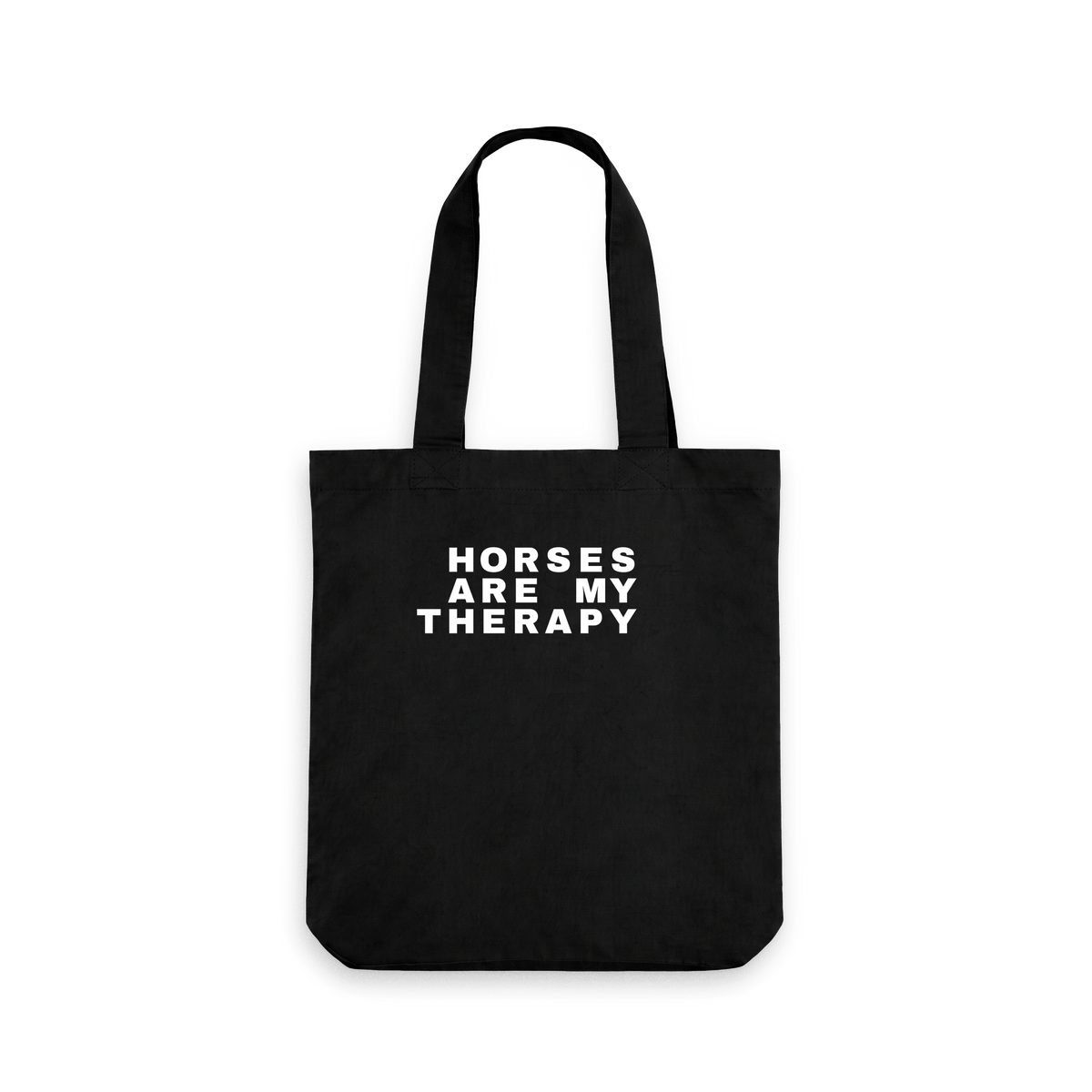 Black Printed Bag Front