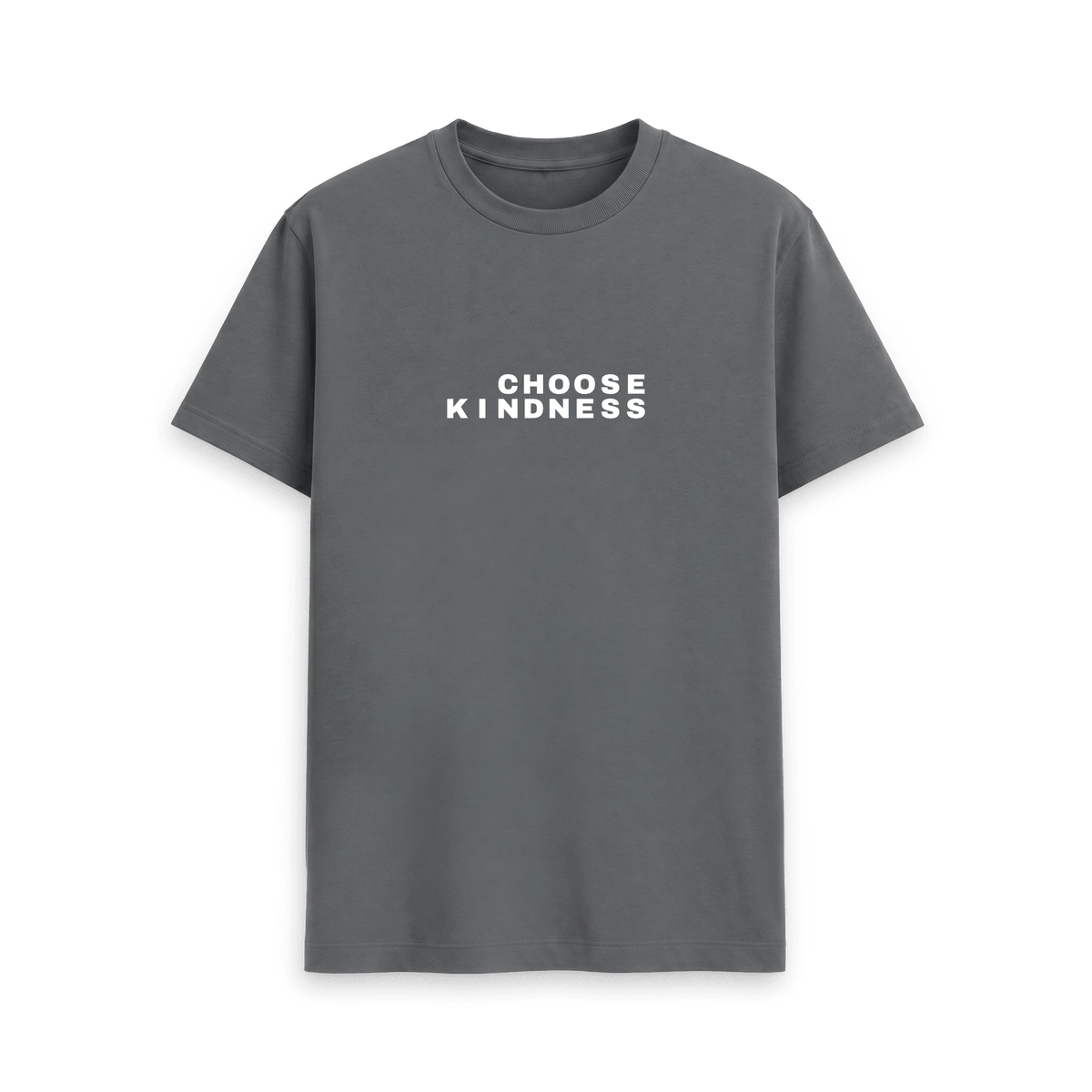 Slate Grey Printed T-shirt Front
