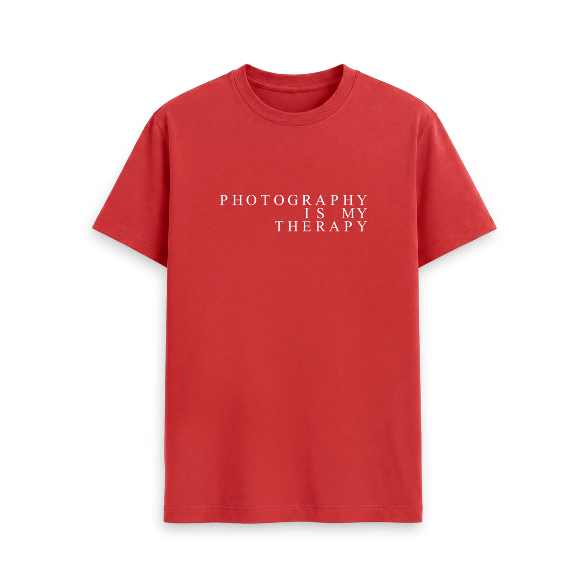 Red Printed T-shirt Front
