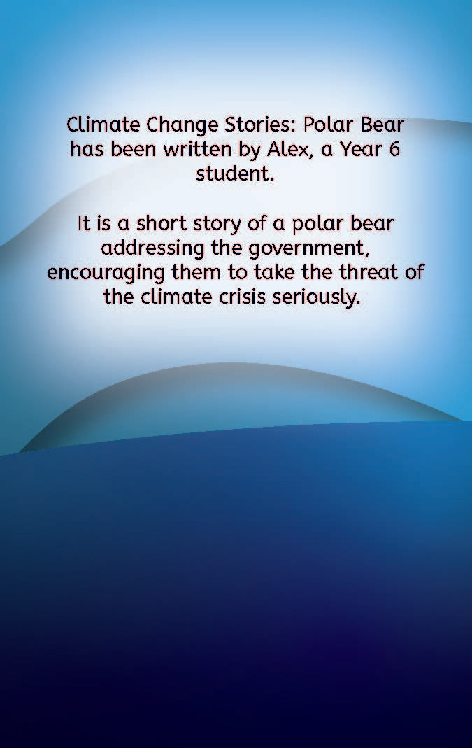 Climate Change Stories: Polar Bear by Alex