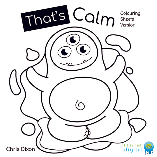 That's Calm Children's Guided Meditation Colouring Sheets Digital Download