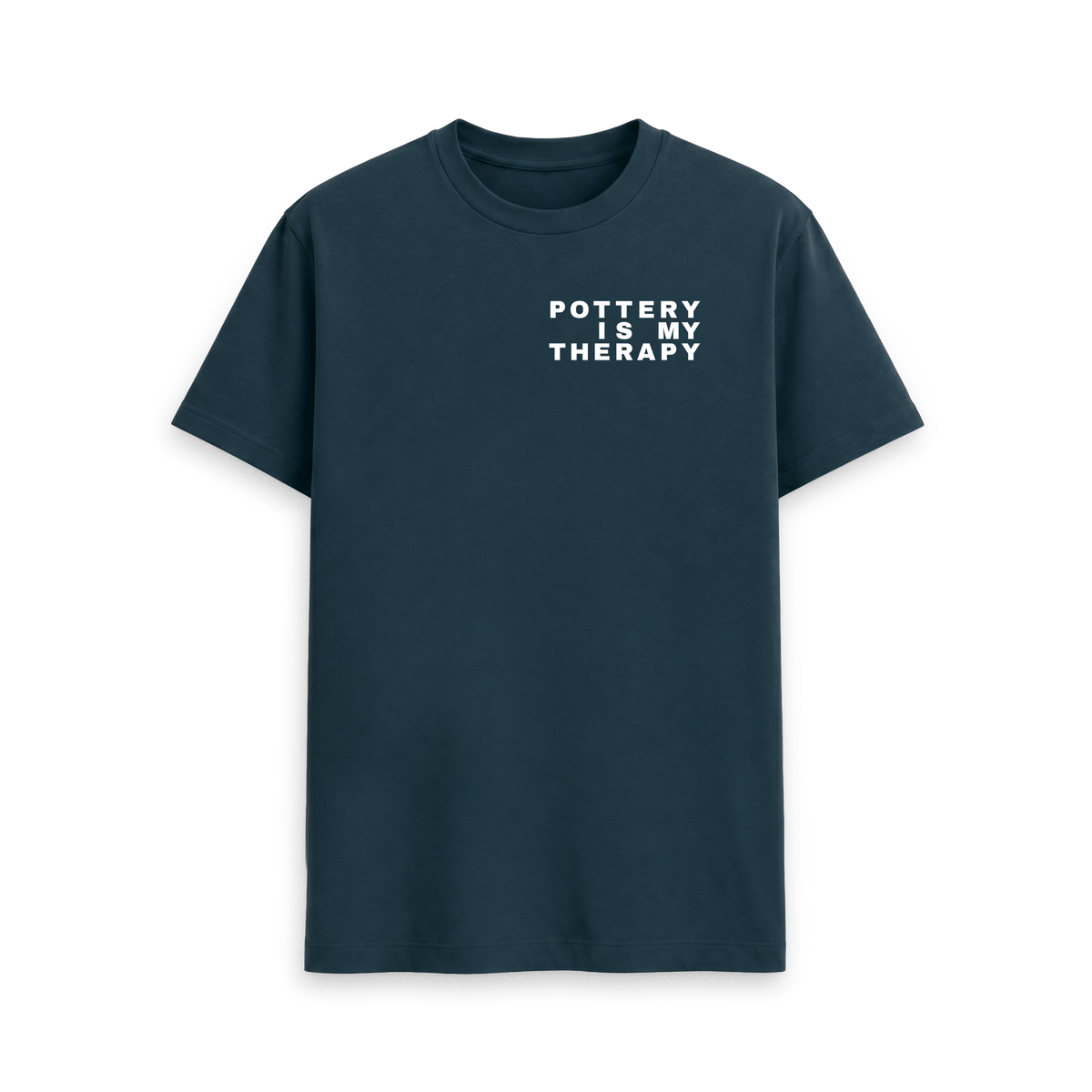 Denim Blue Printed T-shirt Front