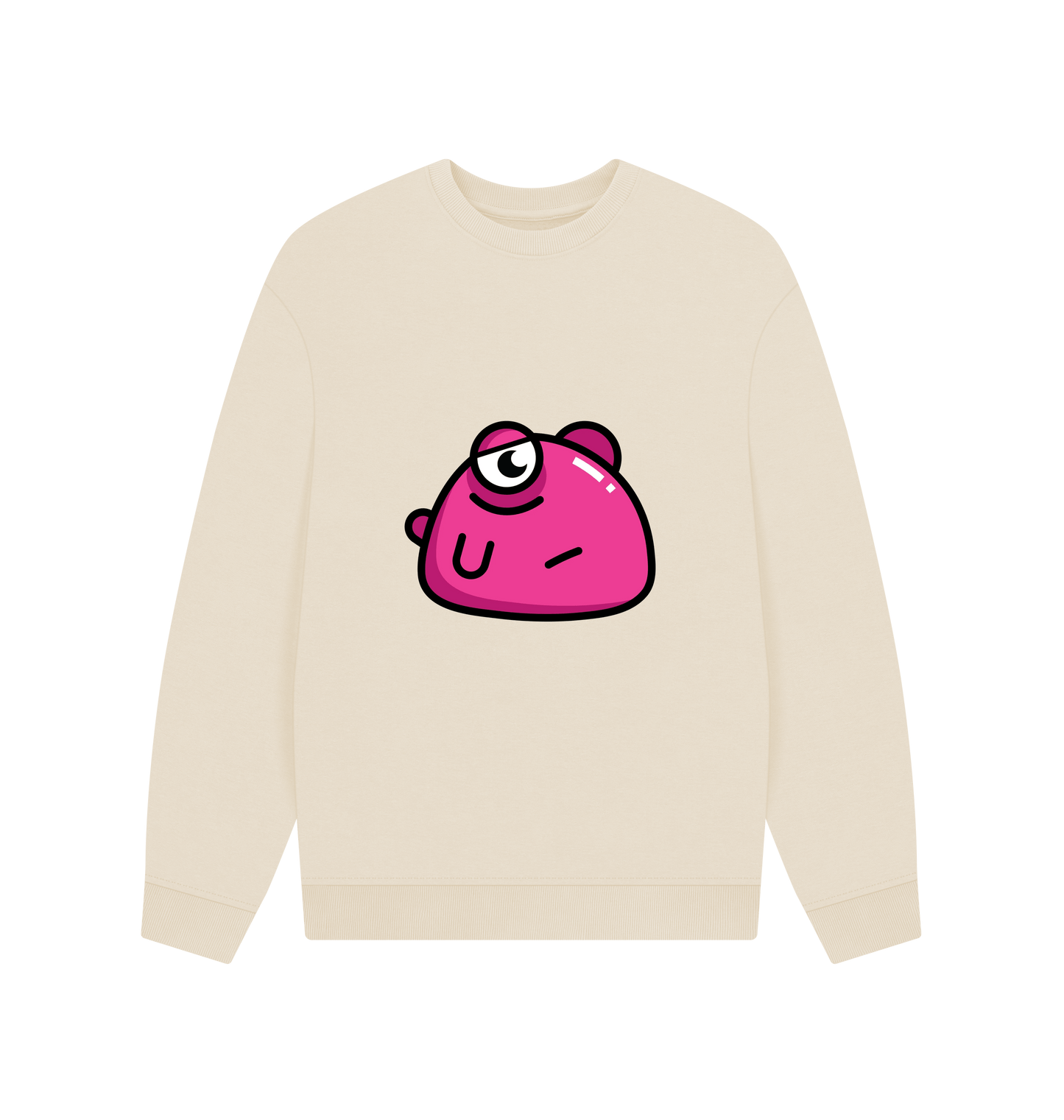 Oat Printed Sweater Front
