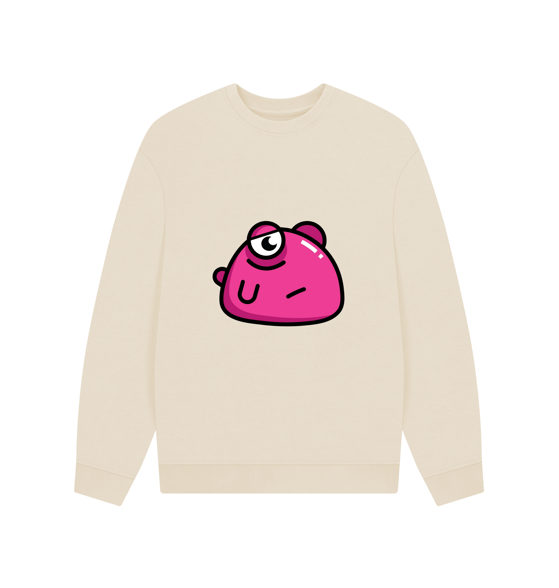 Oat Printed Sweater Front