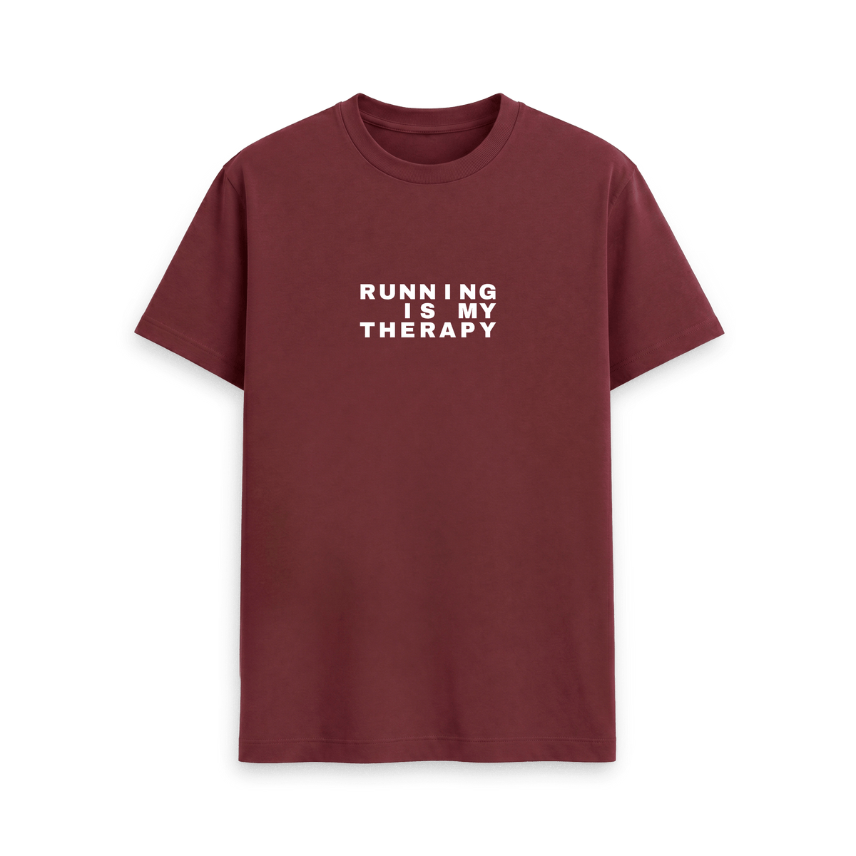 Red Wine Printed T-shirt Front