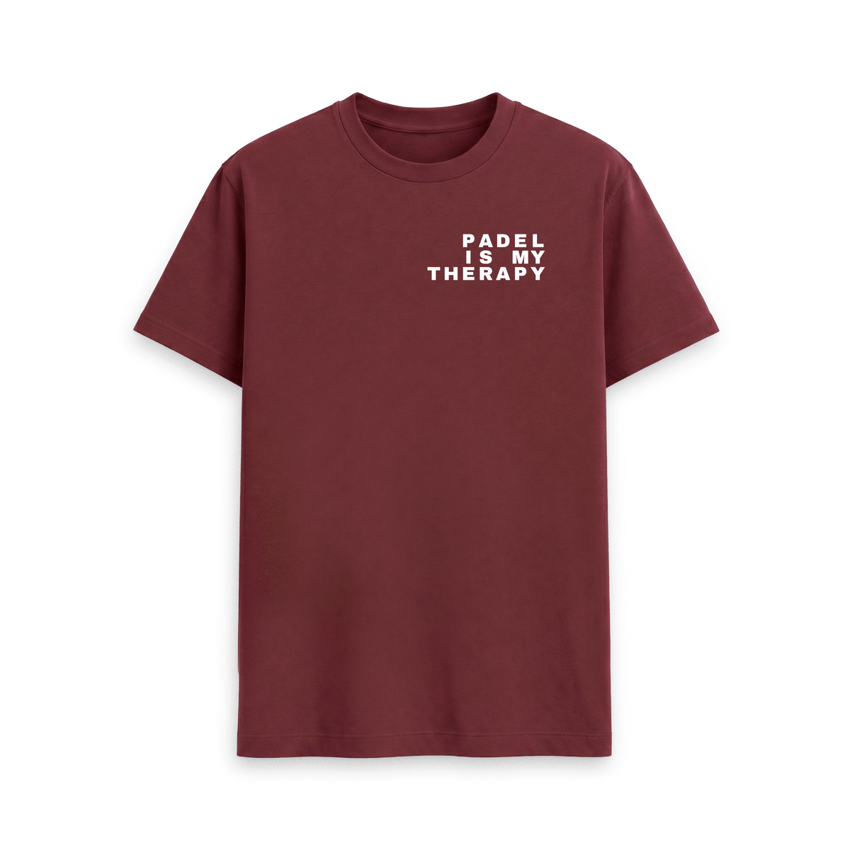 Red Wine Printed T-shirt Front