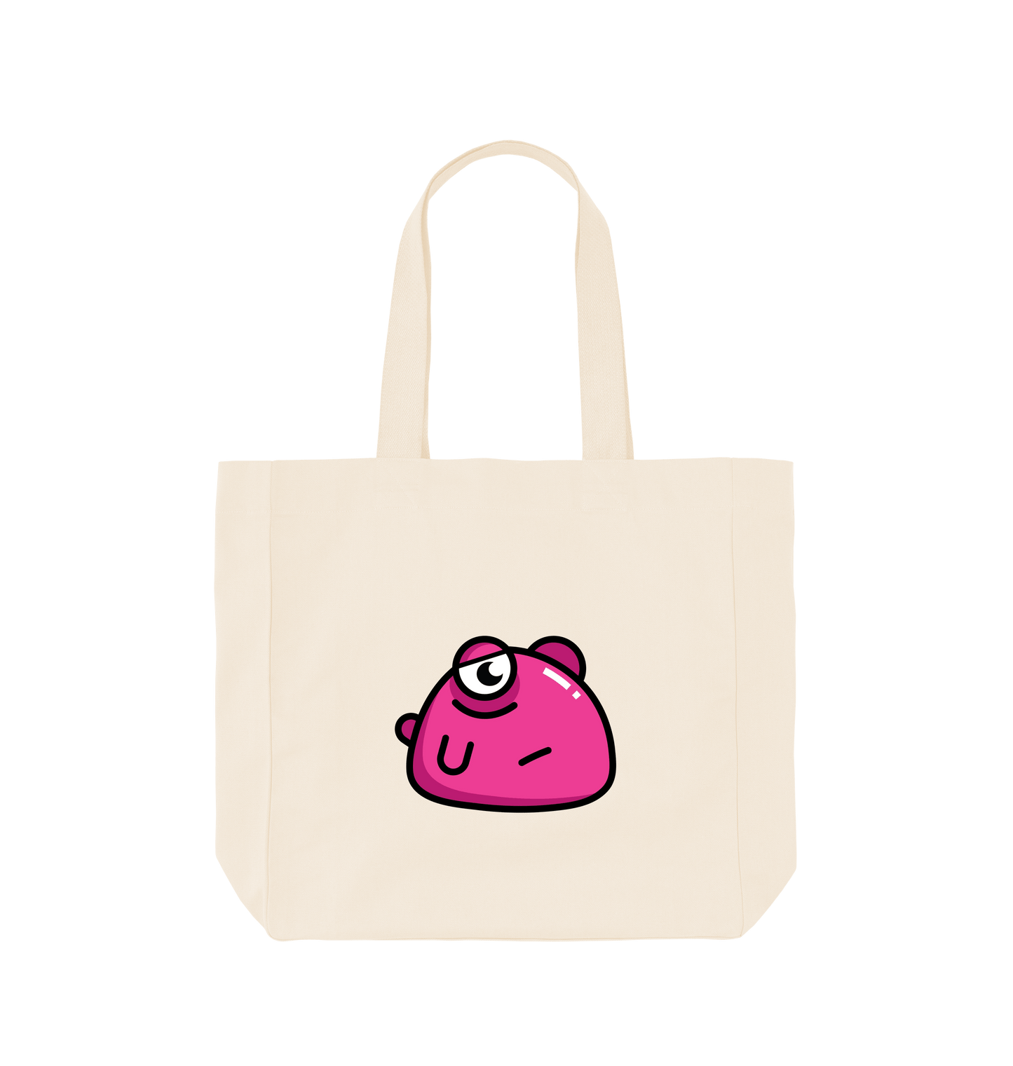 Natural Printed Bag Front