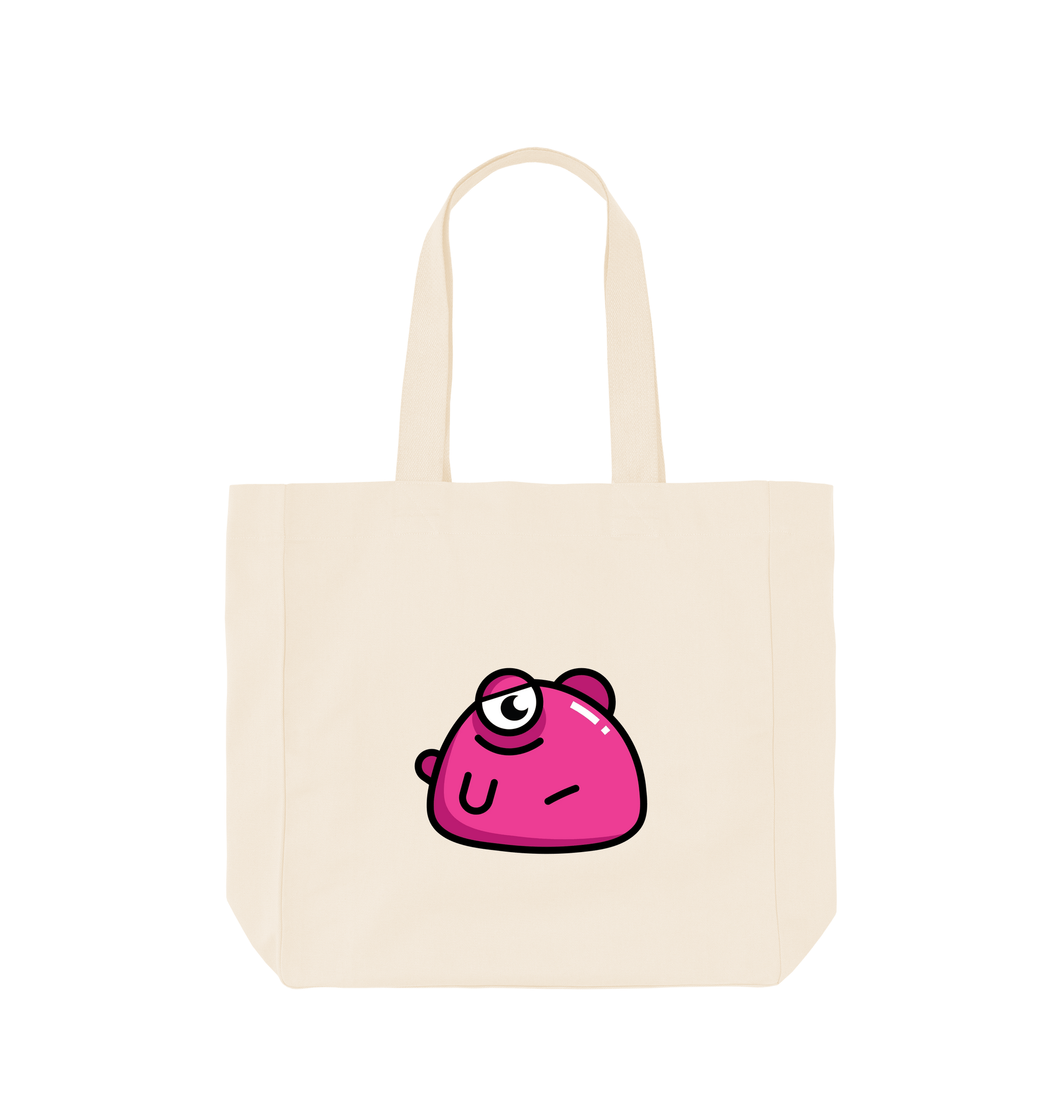 Natural Printed Bag Front
