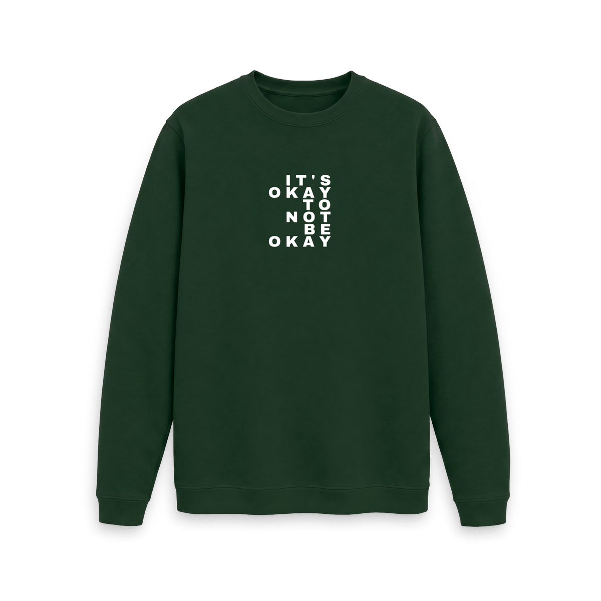 Evergreen Printed Sweater Front