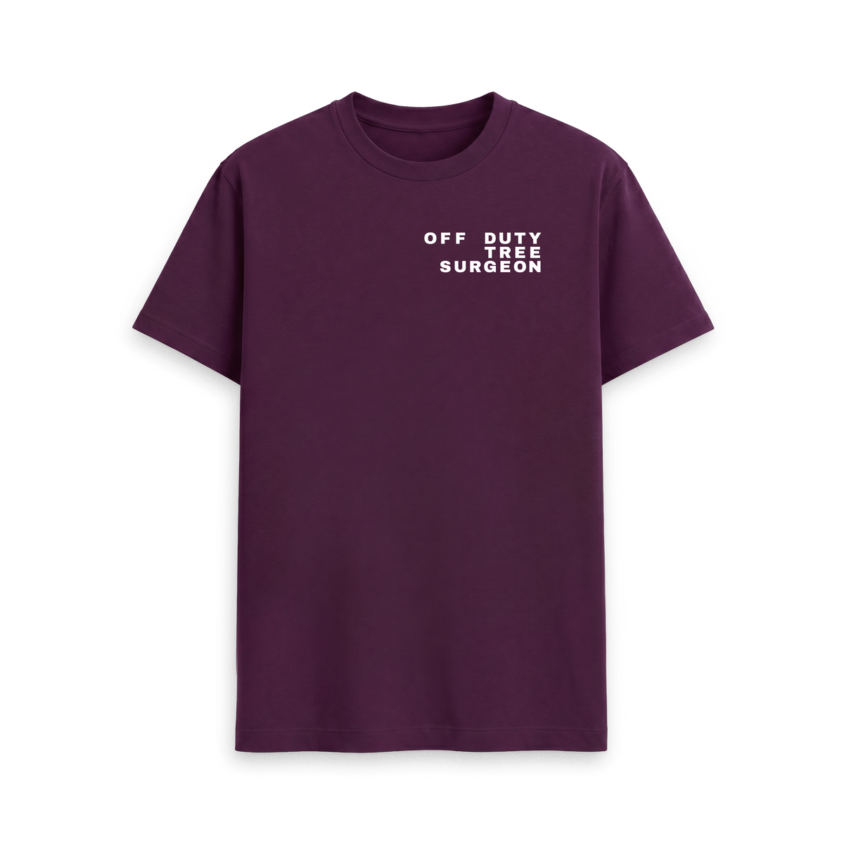 Purple Printed T-shirt Front