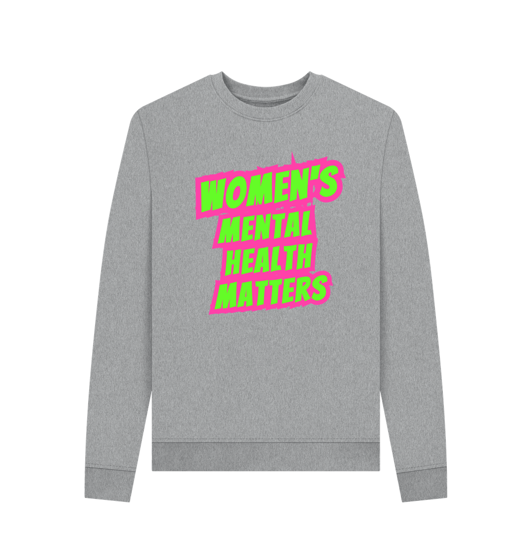 Light Heather Printed Sweater Front