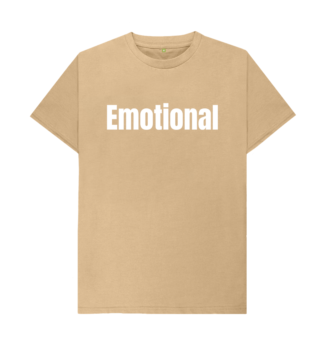 Sand Organic Cotton Men's T-shirt Emotional