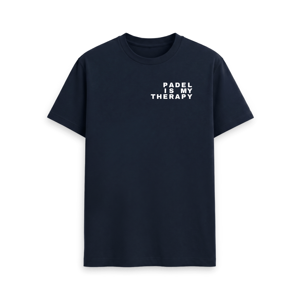 Navy Blue Printed T-shirt Front