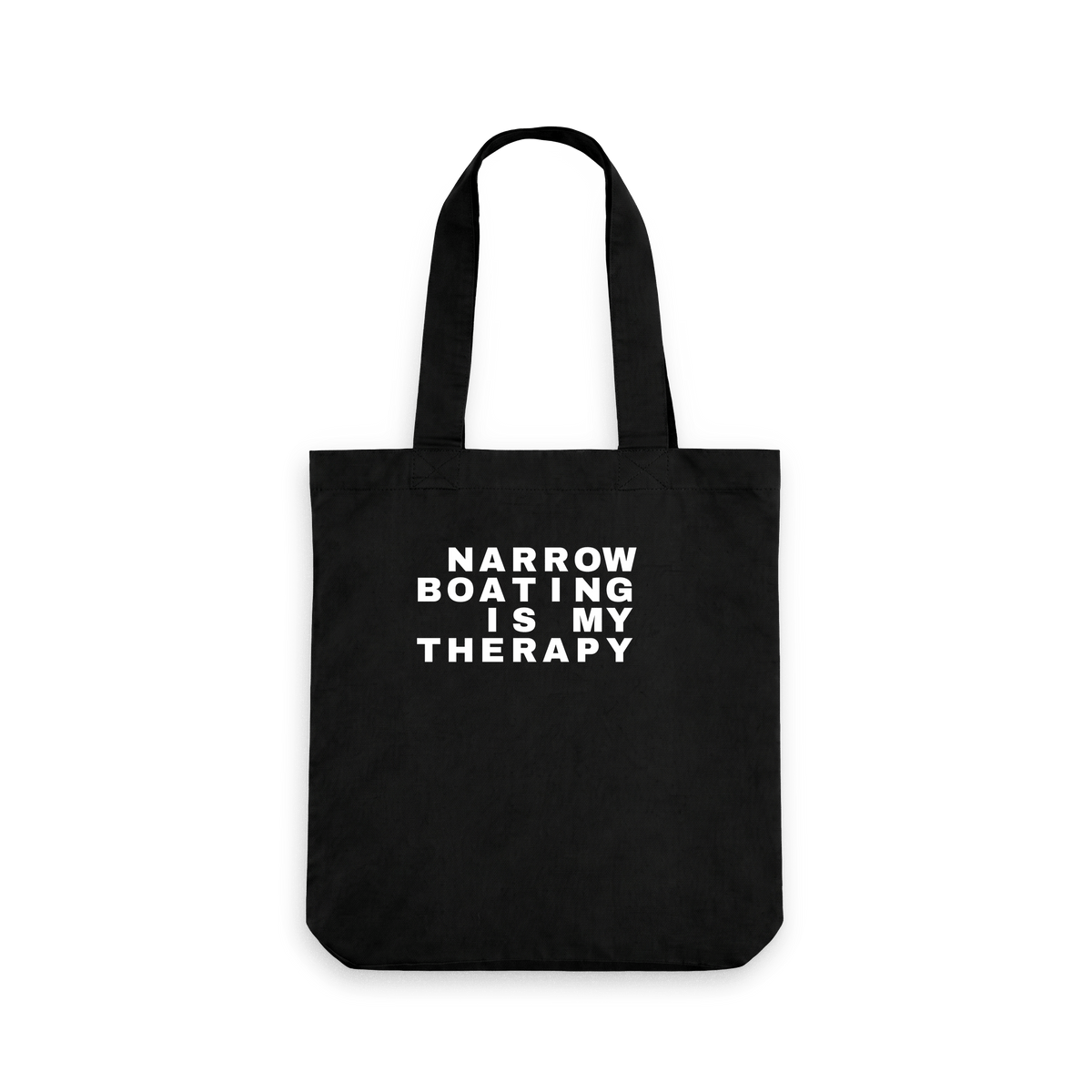 Black Printed Bag Front