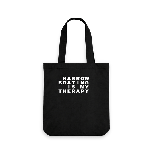 Black Printed Bag Front