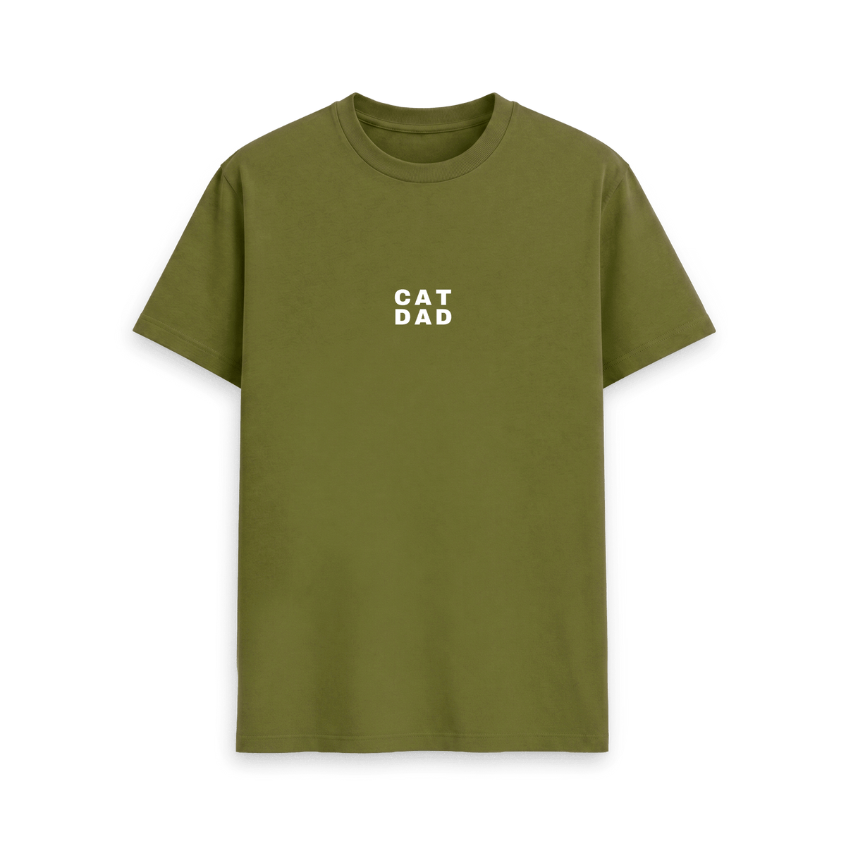 Moss Green Printed T-shirt Front