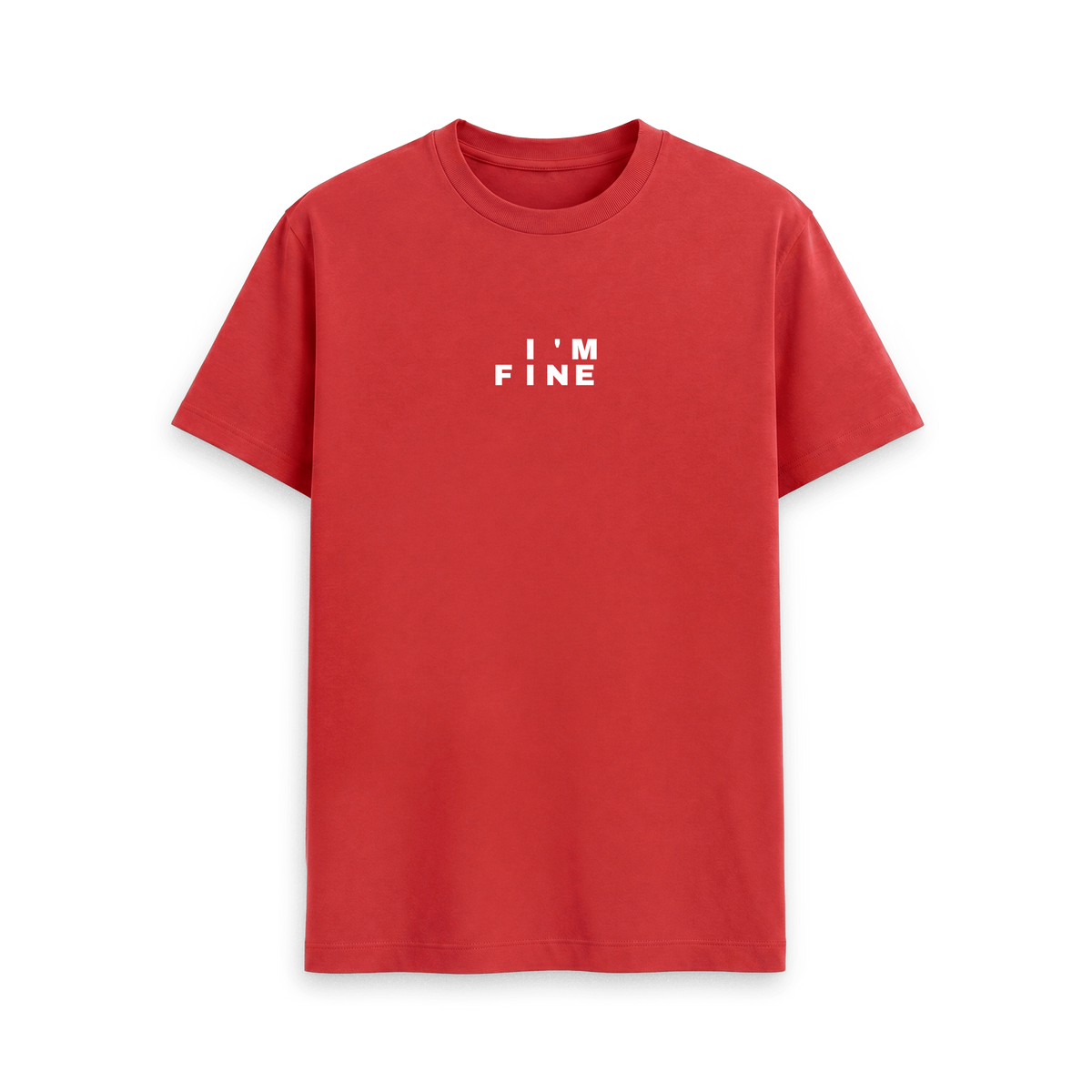 Red Printed T-shirt Front