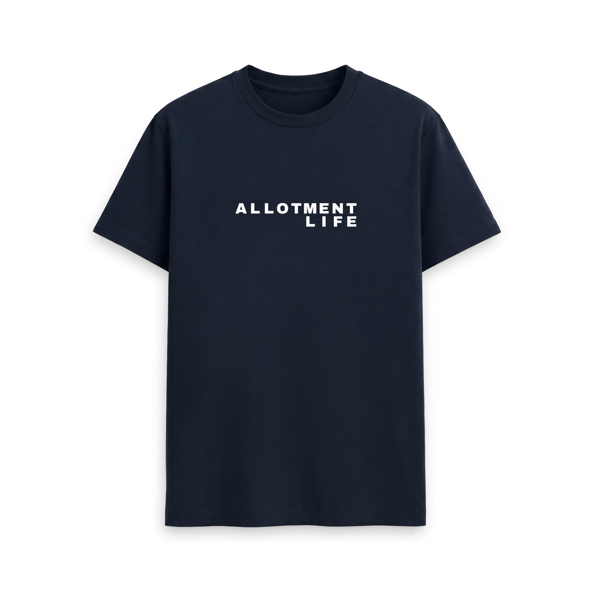 Navy Blue Printed T-shirt Front