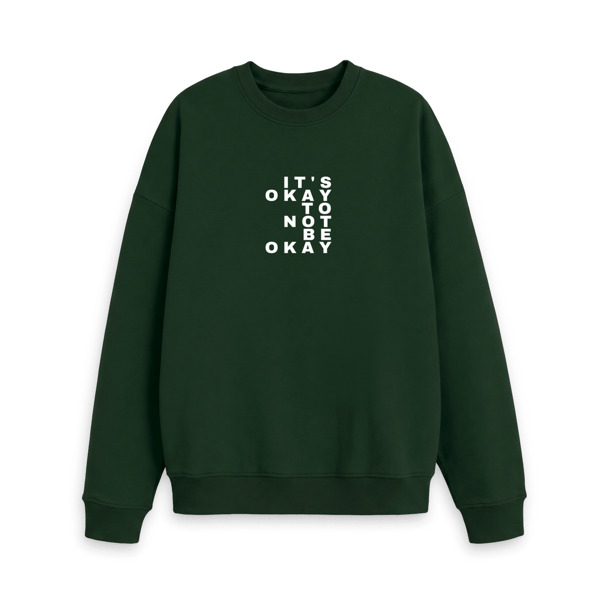 Evergreen Printed Sweater Front