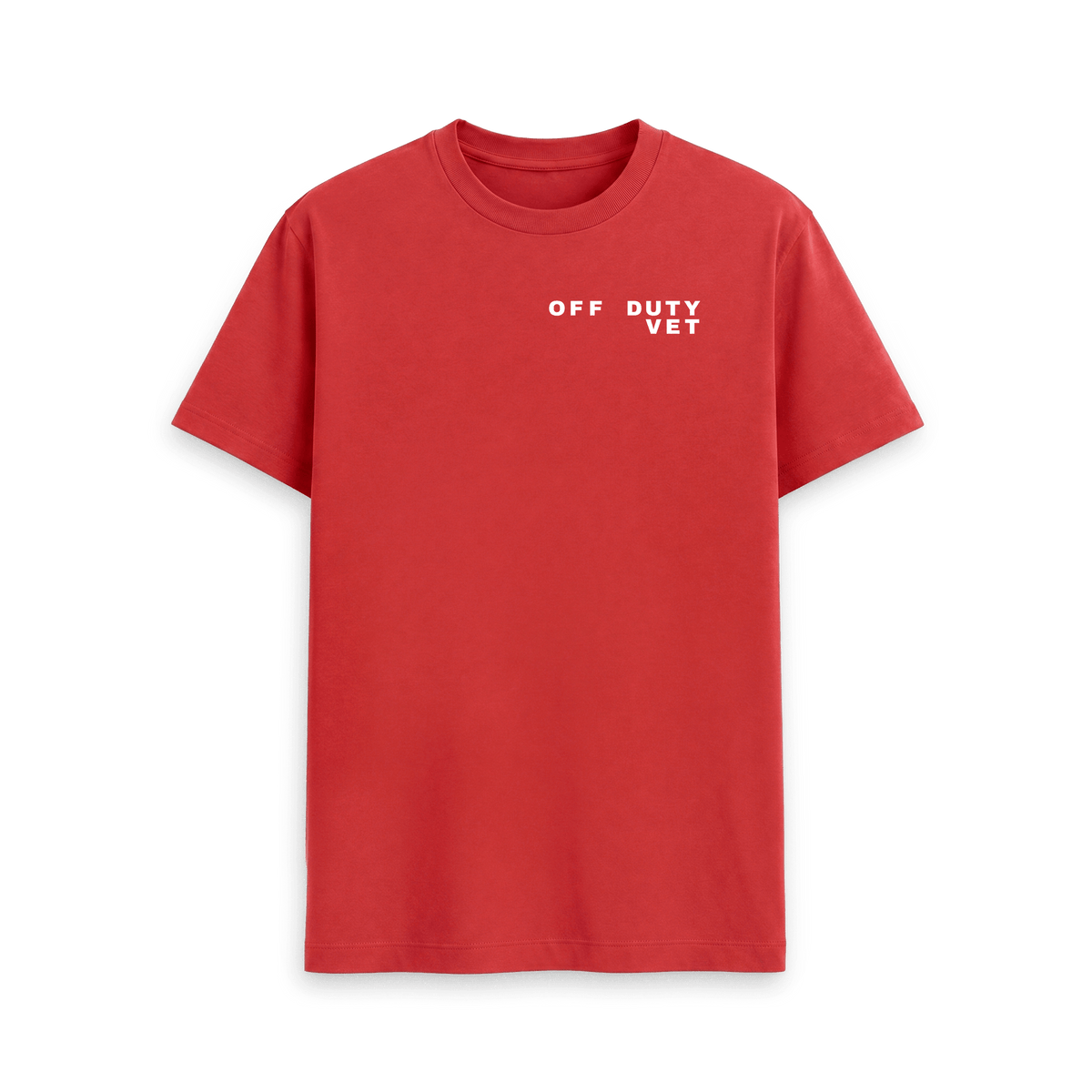 Red Printed T-shirt Front