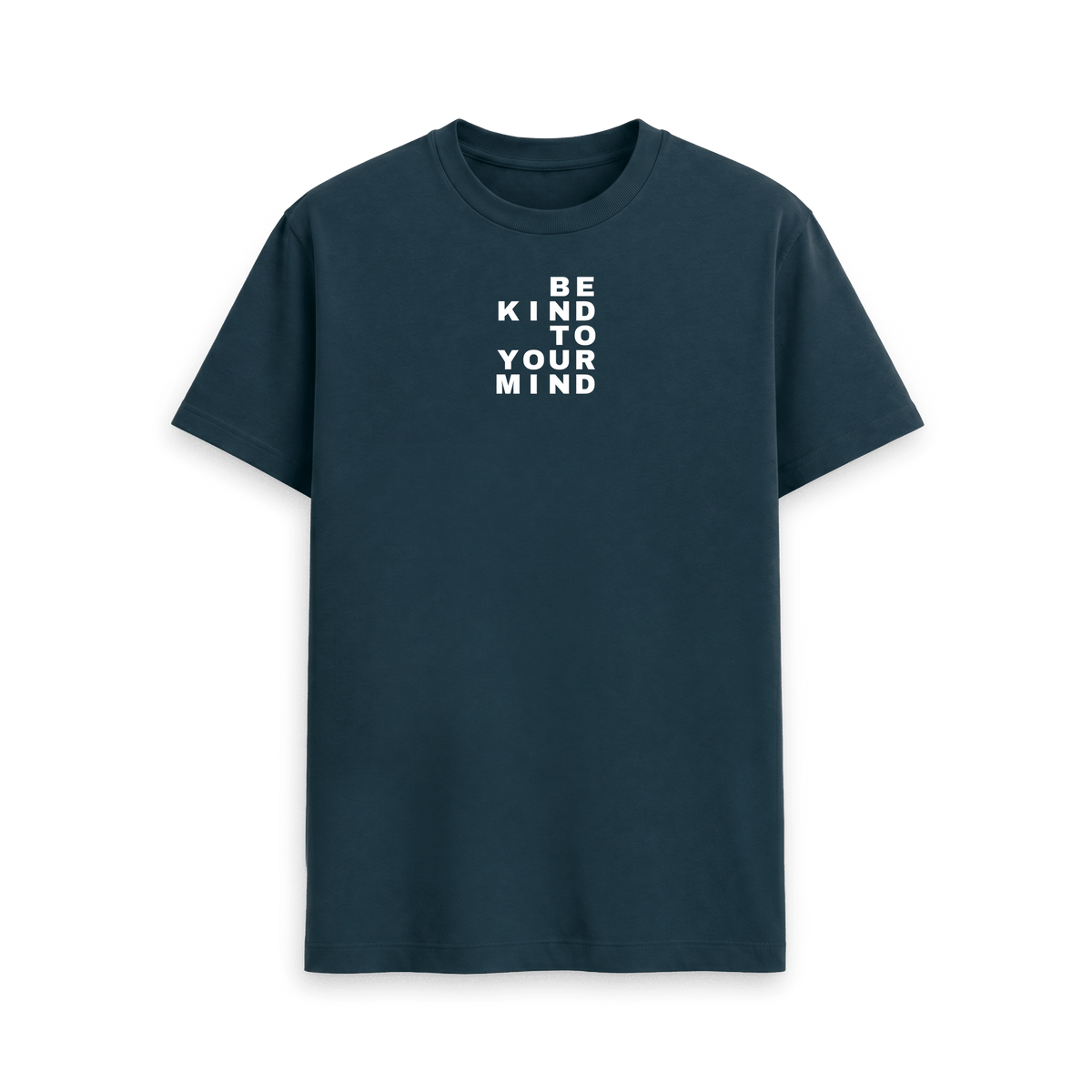 Denim Blue Printed T-shirt Front