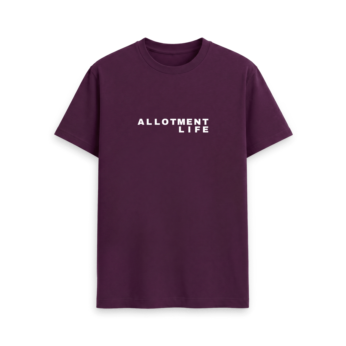 Purple Printed T-shirt Front