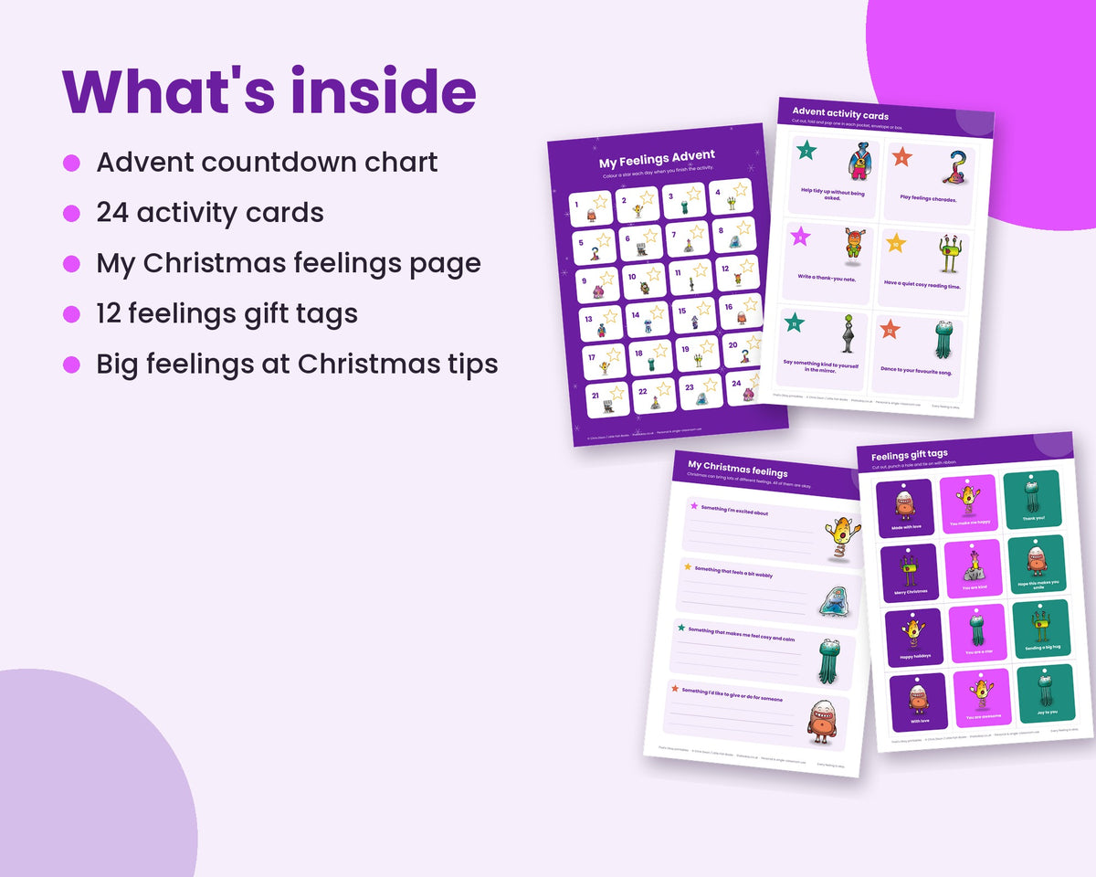 Feelings Advent Calendar (Printable PDF Download)