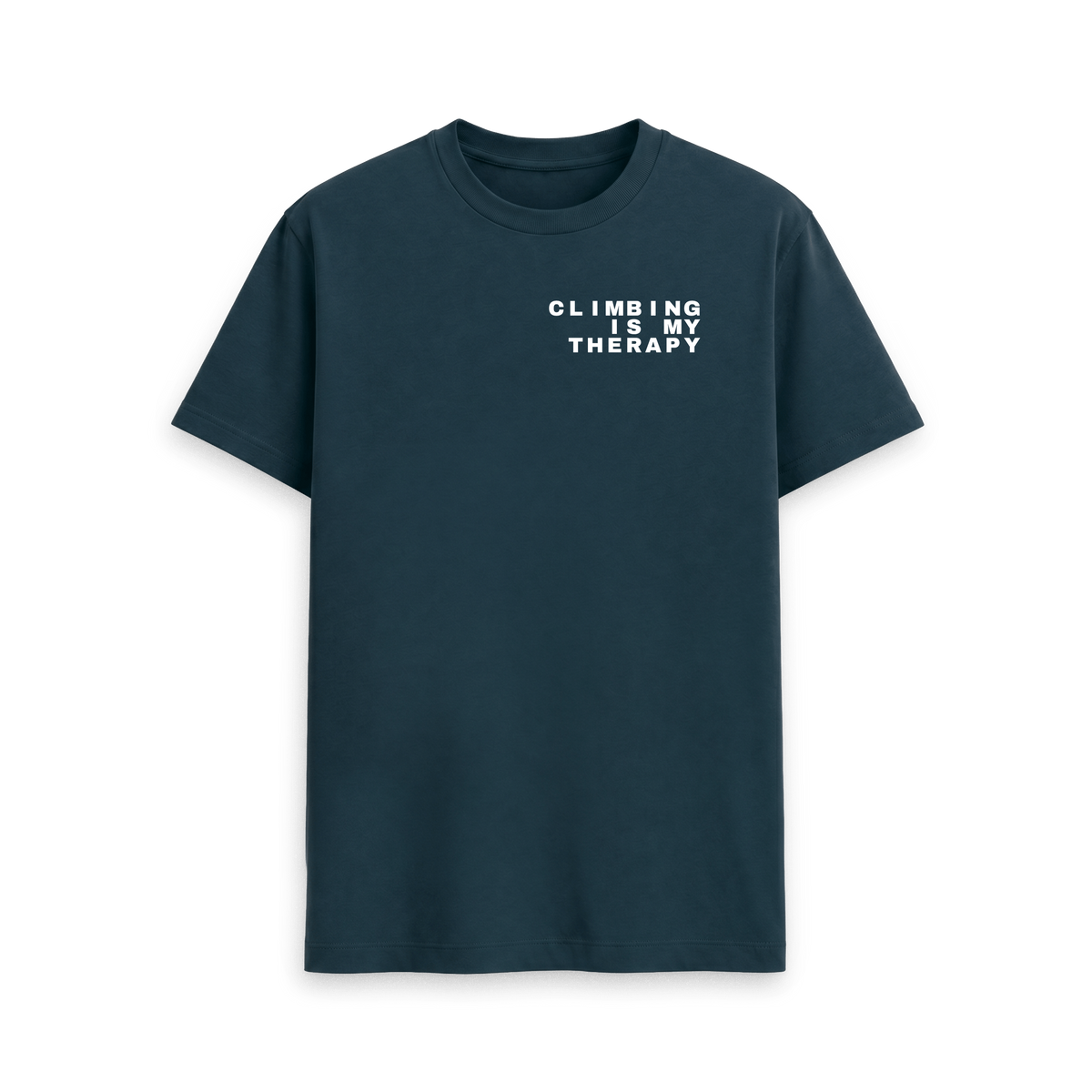Denim Blue Printed T-shirt Front