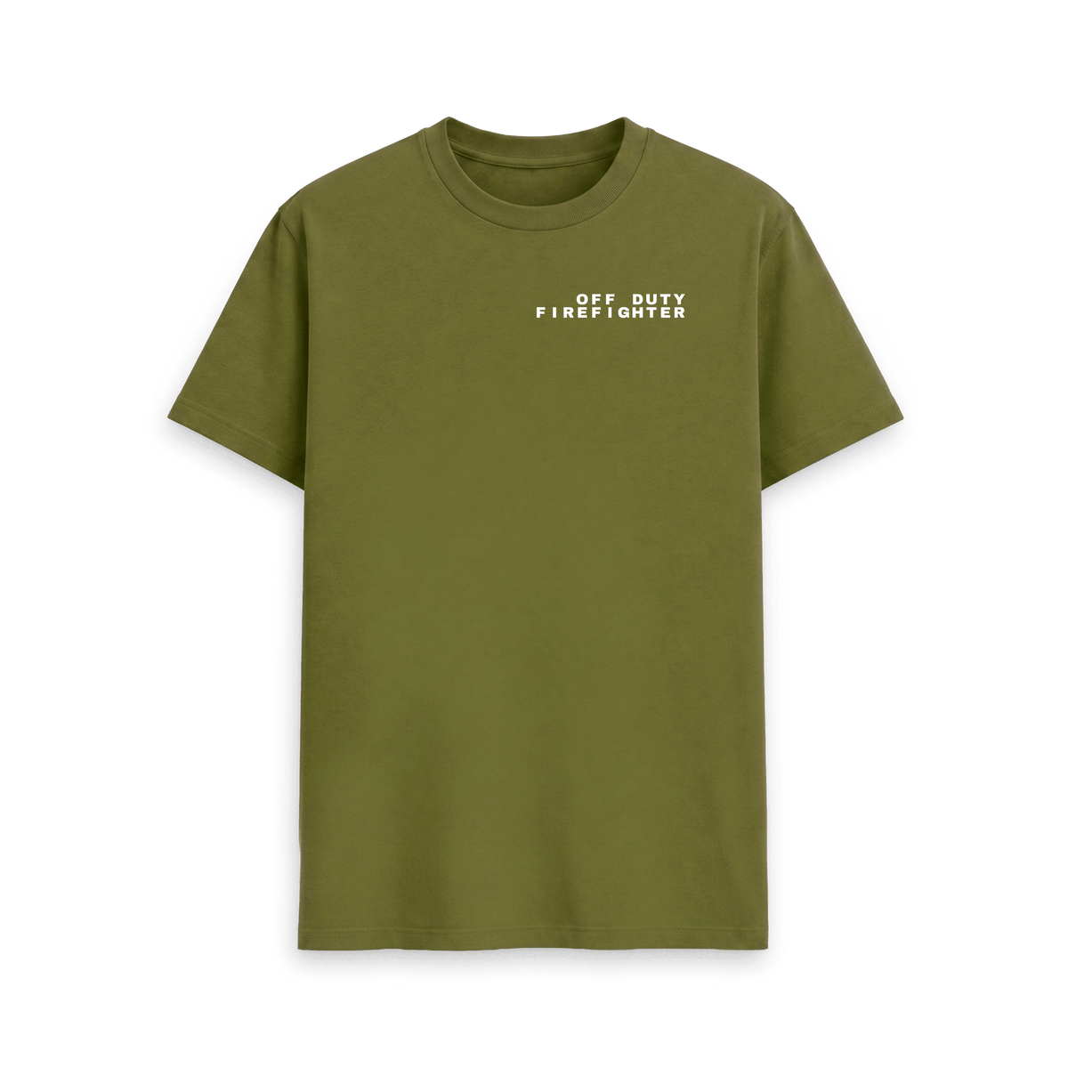 Moss Green Printed T-shirt Front
