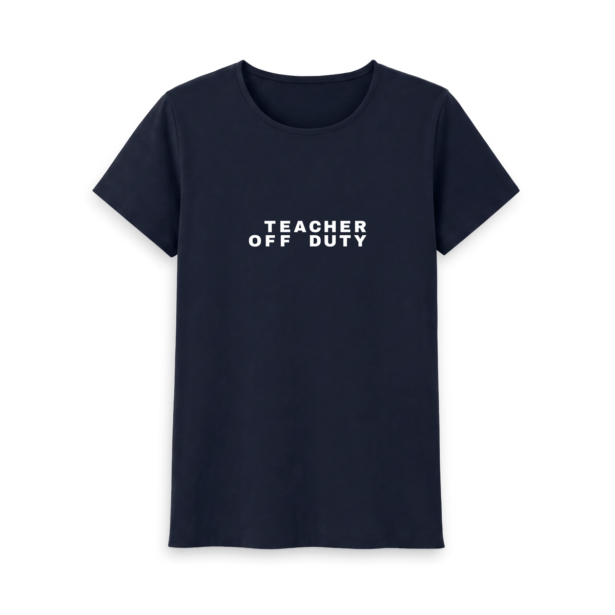 Navy Blue Printed T-shirt Front