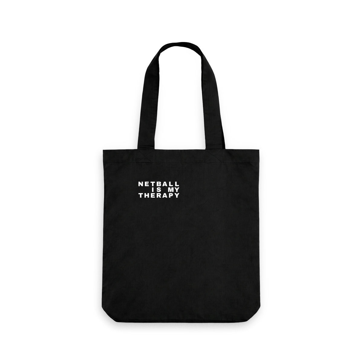 Black Printed Bag Front