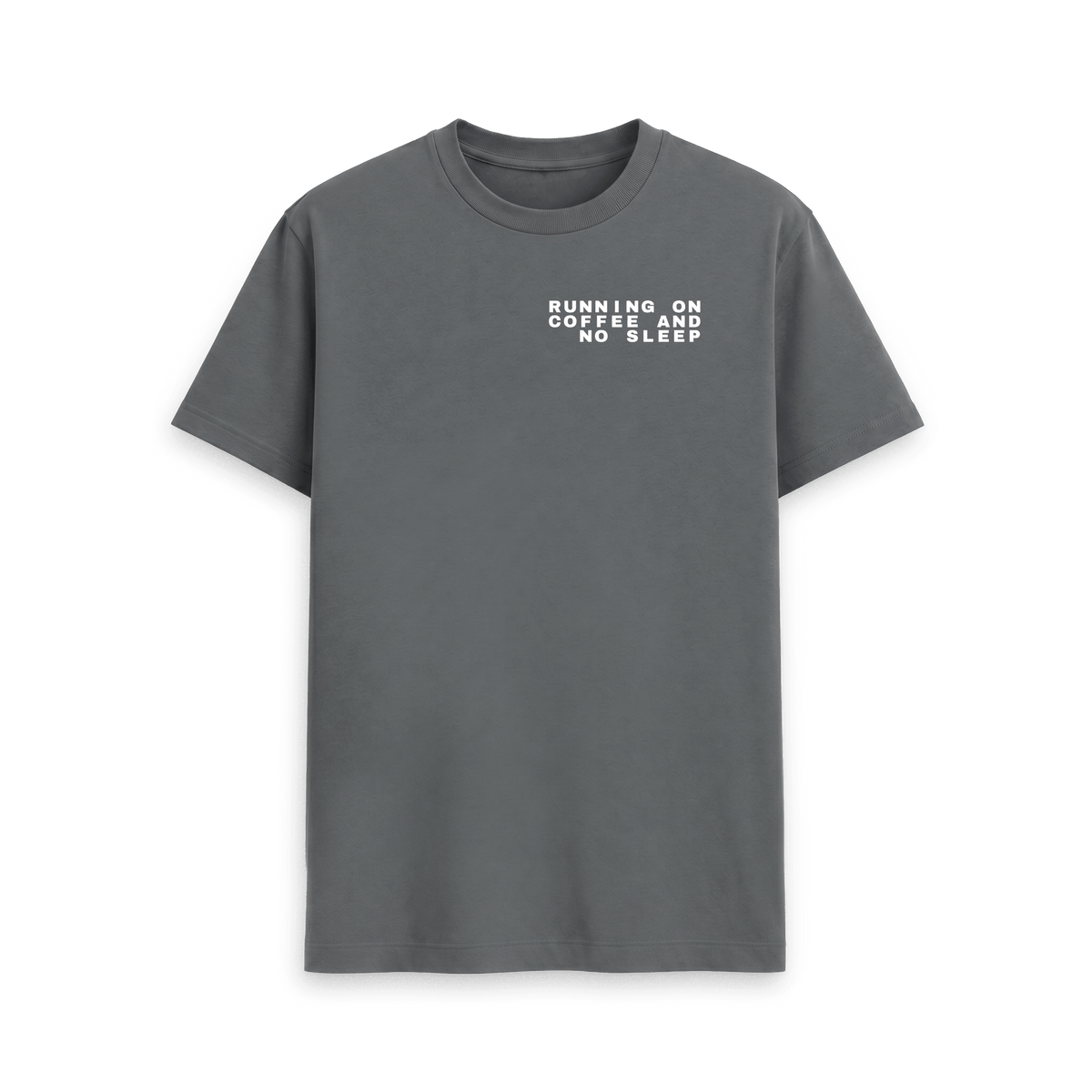 Slate Grey Printed T-shirt Front