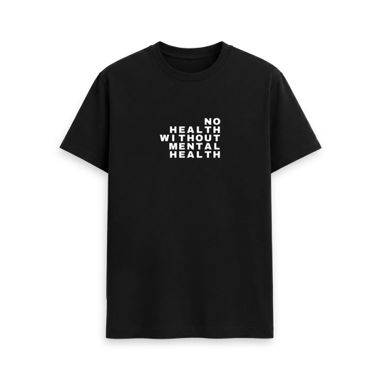 Black Printed T-shirt Front