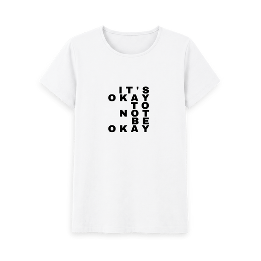White Printed T-shirt Front