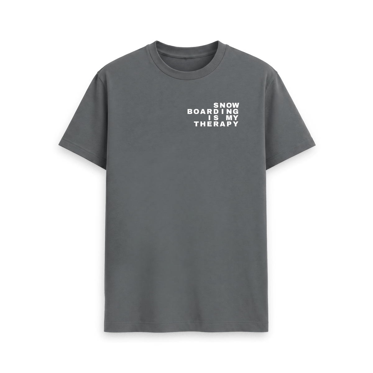 Slate Grey Printed T-shirt Front