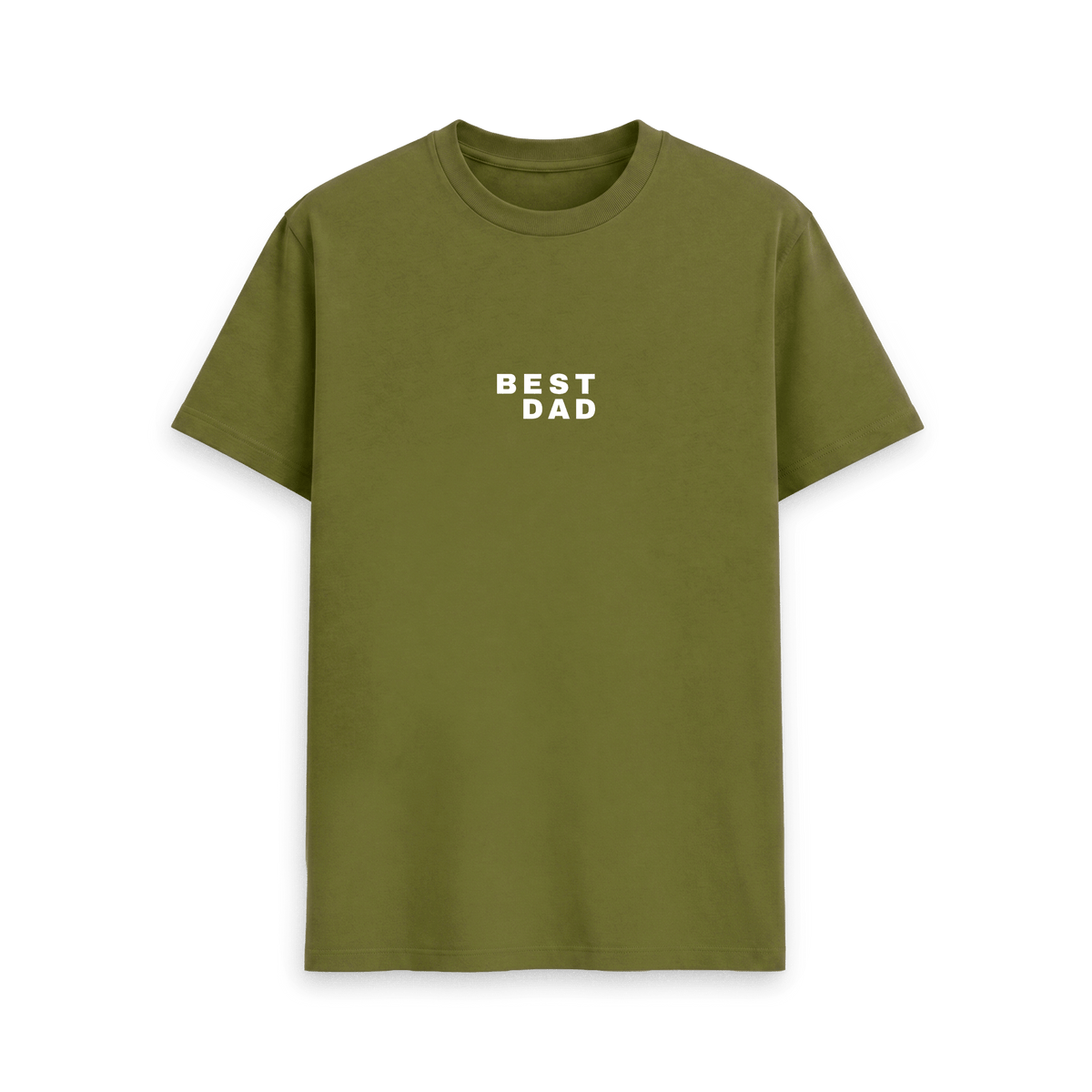 Moss Green Printed T-shirt Front