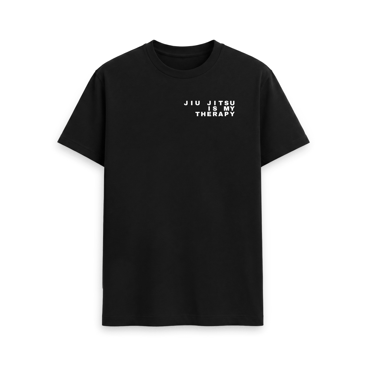 Black Printed T-shirt Front
