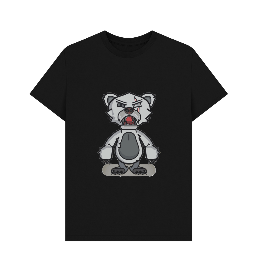 Black Printed T-shirt Front