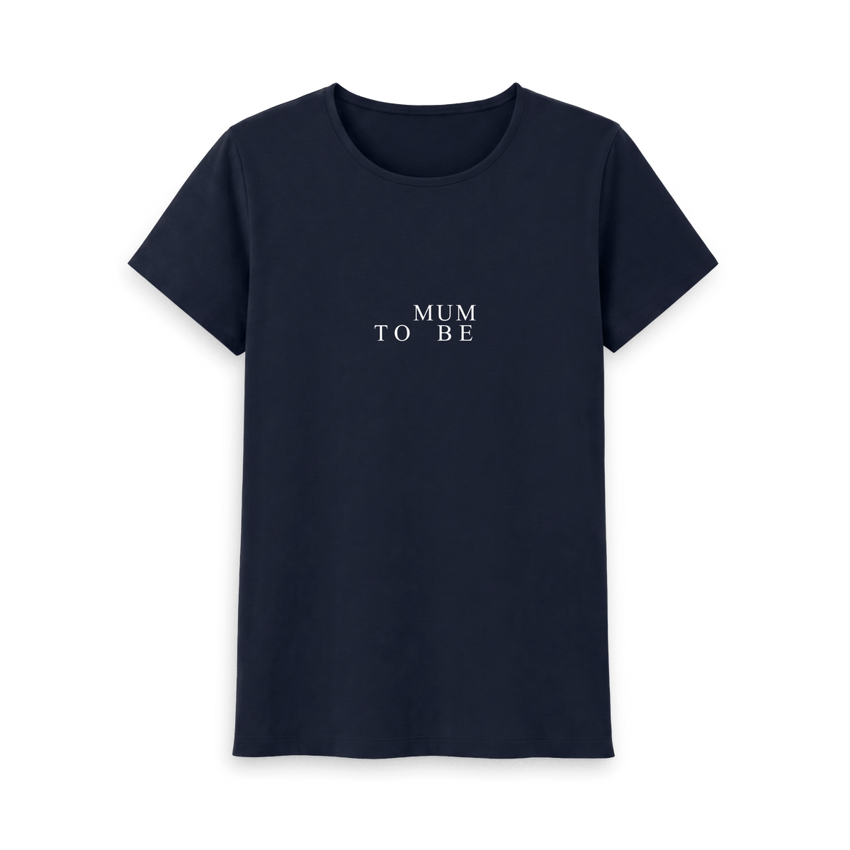 Navy Blue Printed T-shirt Front