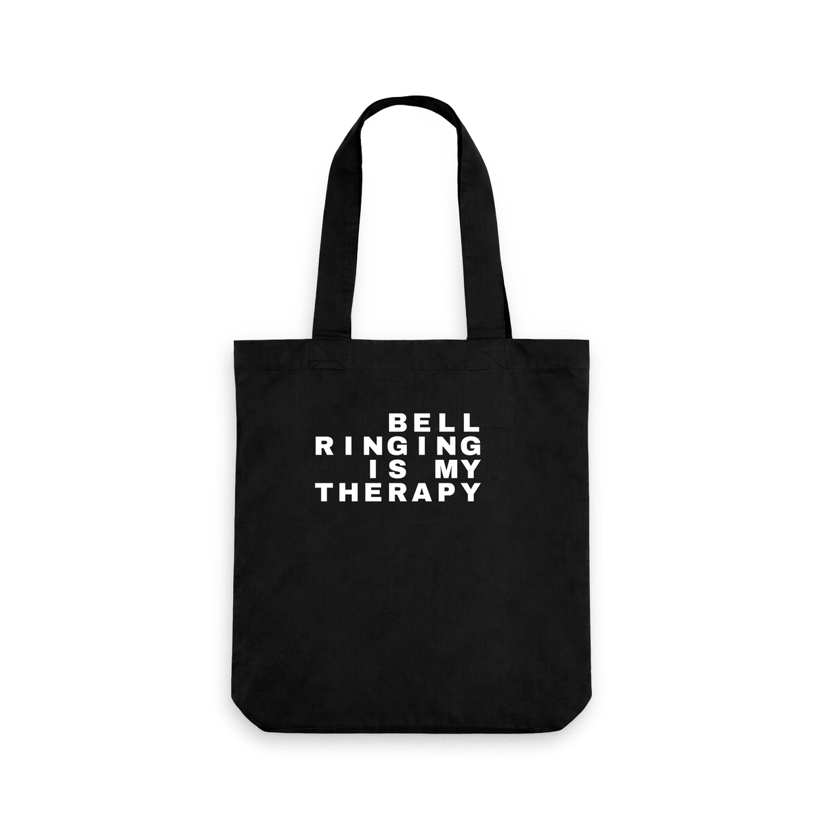 Black Printed Bag Front