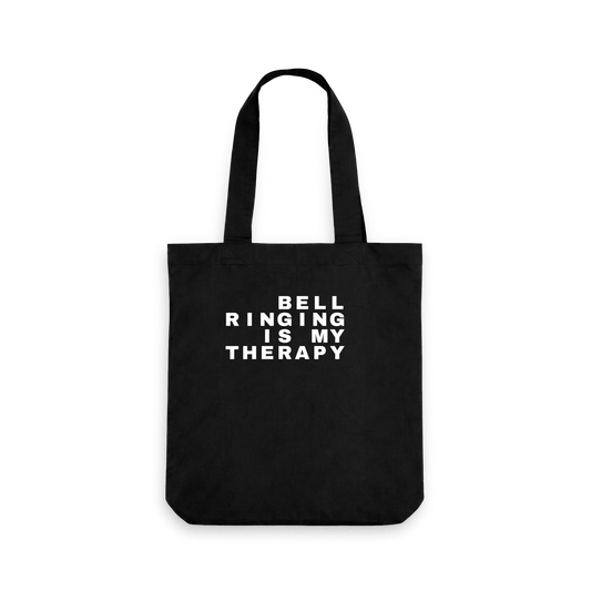 Black Printed Bag Front