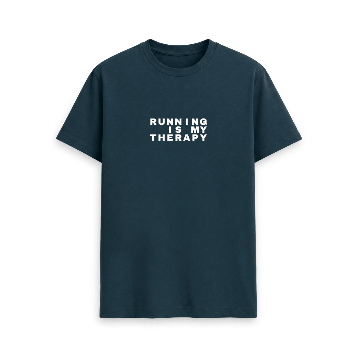 Denim Blue Printed T-shirt Front